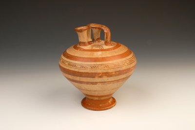 锅壶，公元前1300  -  1200年（兵马俑） 作者 迈锡尼人