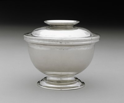 糖碟c。 1745-1775年（银色） 作者 迈尔·迈尔斯（Myer Myers）
