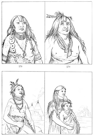 Kiowas，1841年。 作者 迈尔斯公司