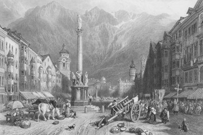 因斯布鲁克（雕刻 作者 迈尔斯·比克（Myles Birket）（之后）福斯特（Foster）