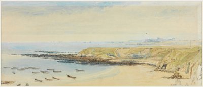 来自Cullercoats的Tynemouth（bodycolour） 作者 迈尔斯·比克·福斯特