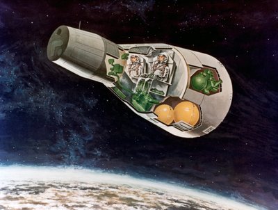 NASA月球舱，1970年代。 作者 NASA图片