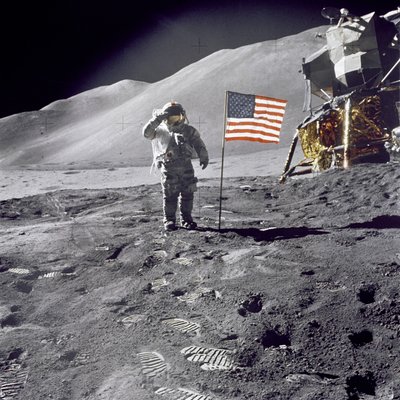 阿波罗15号--美国宇航局，1971年。 作者 NASA图片