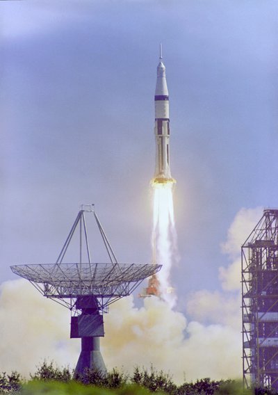 阿波罗7号--美国宇航局，1968年。 作者 NASA图片