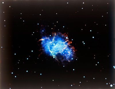 金牛座中的蟹状星云。 作者 NASA图片