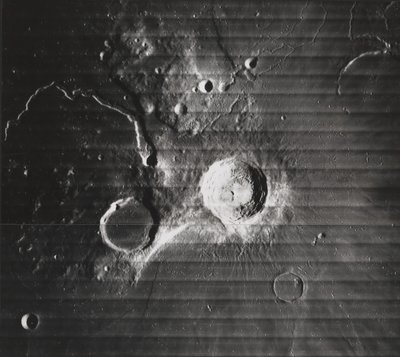 Aristarchus火山口，Schroter山谷和周边地区，1967年。 作者 NASA图片