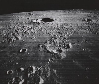 开普勒火山口和周边地区，1967年。 作者 NASA图片
