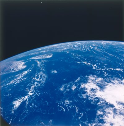 从太空看地球--印度洋，约1980年代。   作者 NASA图片