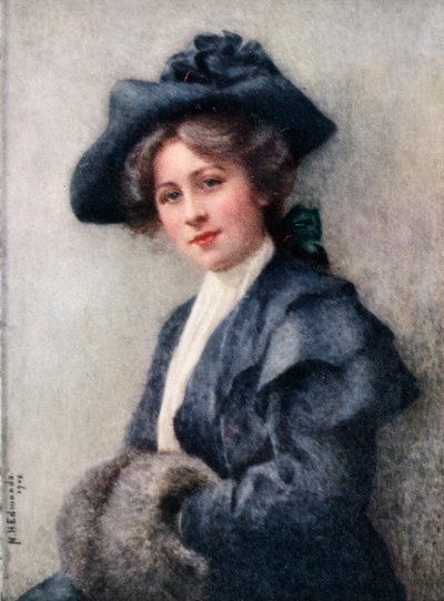 艾琳，亨利-马歇尔的女儿》，1913年。 作者 新罕布什尔州埃德蒙兹