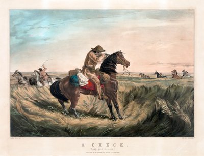 柯里尔与艾夫斯的《老西施》（Old West Sharpshooter）。 作者 库里尔和艾夫斯