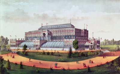 园艺大厅，美国大展百年展1876年 作者 N. and Ives，JM库里尔