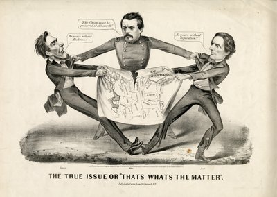 真正的问题或那是什么事情，1864年 作者 N. and Ives，JM库里尔
