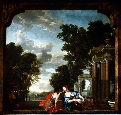 五种感官。嗅觉 作者 N. 和 Moucheron I. de Verkolje