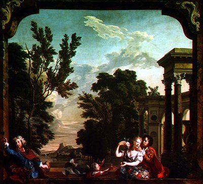 五种感官。味觉 作者 N. 和 Moucheron I. de Verkolje