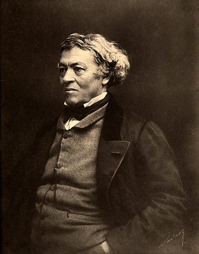 法国画家Jean Baptiste Camille Corot的画像 作者 纳达尔