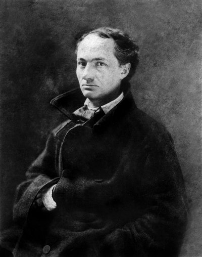 Charles Baudelaire (1821 - 1867) jeune , vers 1850 , photo par Gaspard Felix Tournachon dit Felix Nadar (1820 - 1910) collection BNF - 法国诗人Charles Baudelaire (1821 - 1867) when he was young, around 1850, phioto by Nadar 作者 纳达尔