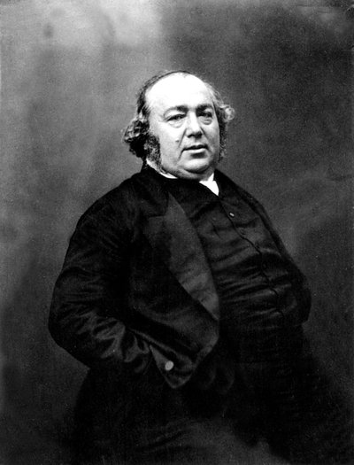 法国评论家Jules Janin，由Nadar拍摄，约1855年 作者 纳达尔