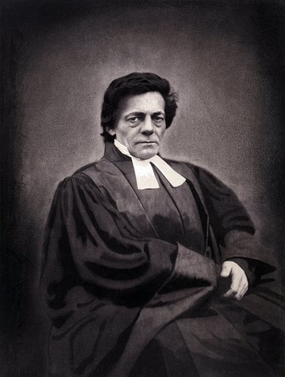 Portrait of Alphonse Monod, pastor of Swiss origin (1802-1856) 作者 纳达尔