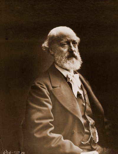 尤金·维奥莱·勒·杜克 (Viollet le Duc)（1814-1879 年）、建筑师和水彩画 1814-1879 年的肖像（照片） 作者 纳达尔