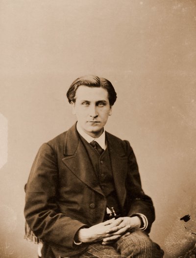 Portrait of Francois Coppee, poet 1842-1908 (photo) 作者 纳达尔
