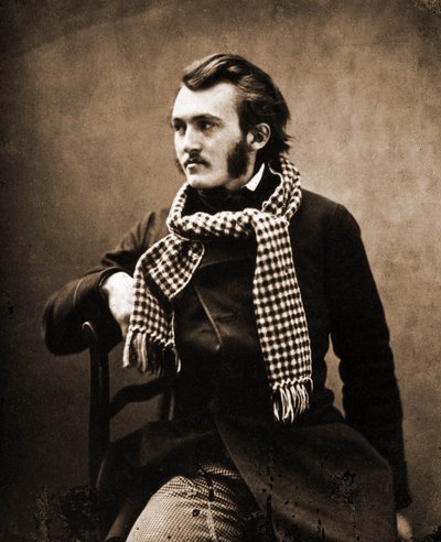 Portrait of Gustave Dore, cartoonist and engraver 1832-1883. Photograph by Nadar (Felix Tournachon). 作者 纳达尔