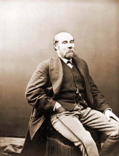 Portrait of Paul Feval, filetonist from the period of Gaboriau and Ponson du Terrail 1817-1887 (photo) 作者 纳达尔