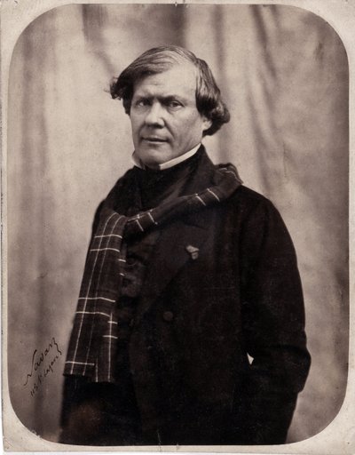 Portrait of Paul Lacroix dit P.L. Jacob bibliophile (1806-1884) 作者 纳达尔