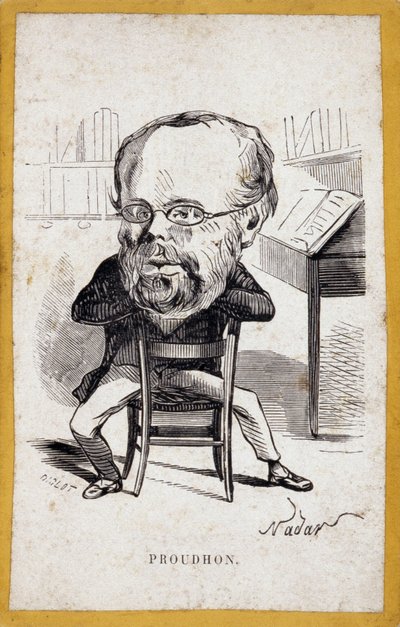 Portraits-charge (portraits charge) by Pierre-Joseph Proudhon (Pierre Joseph Proudhon 作者 纳达尔