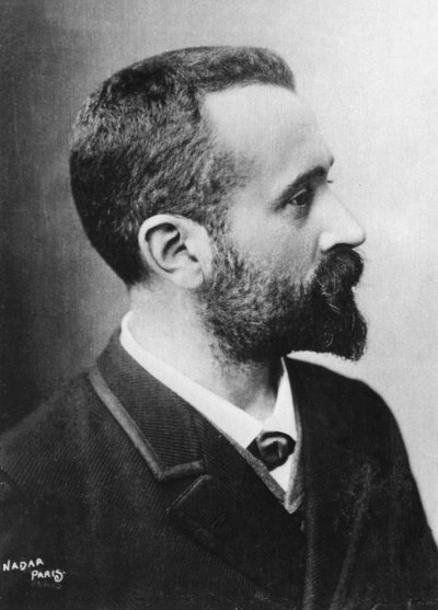法国警察Alphonse Bertillon，c1880 作者 纳达尔