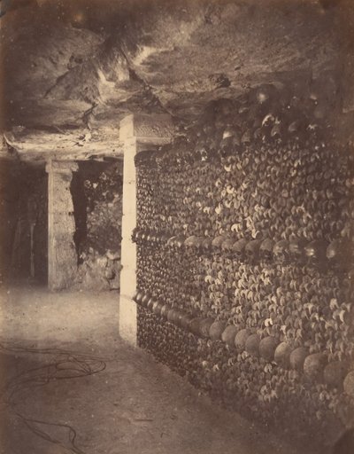 巴黎地下墓穴，1862年4月。 作者 纳达尔