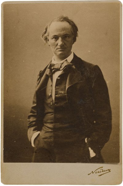 查尔斯·鲍德莱尔（Charles Baudelaire）1821-1867 作者 纳达尔