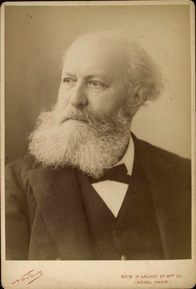 法国作曲家查尔斯·古诺（Charles Gounod），十九世纪末 作者 纳达尔