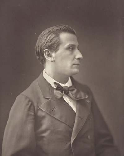 François Coppée 法国诗人和小说家，1842-1908年，约1876年。 作者 纳达尔