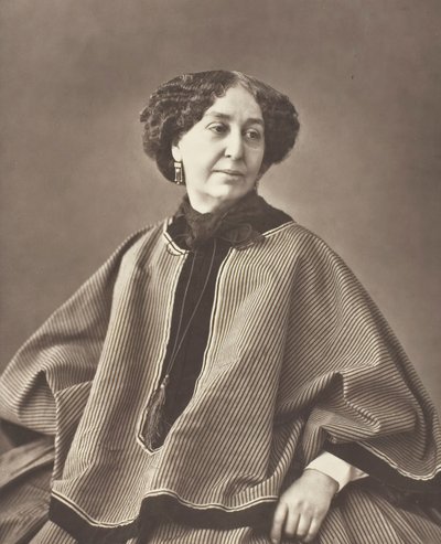 乔治-桑出生于阿曼丁-卢西尔-奥罗尔-杜平，法国小说家，1804-1876，1864。 作者 纳达尔