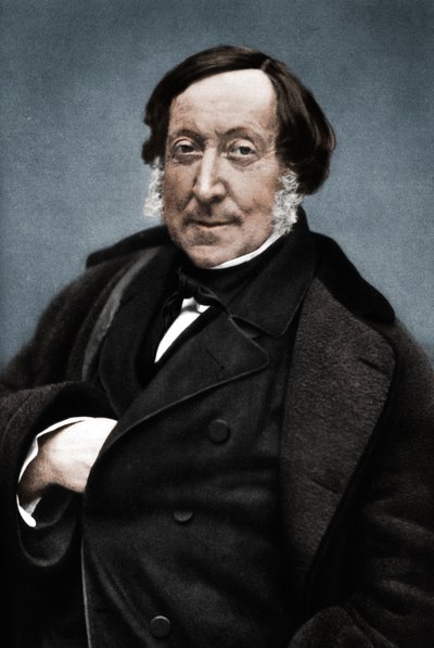 Gioachino Rossini 1792-1868，意大利作曲家 作者 纳达尔