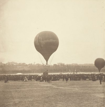 Le Geant，Champ de Mars，1863年10月18日，可能是188089年印刷的。 作者 纳达尔