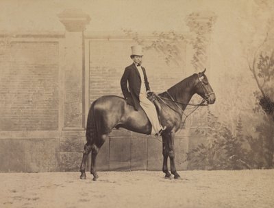骑马的人c。 1860年代。 作者 纳达尔