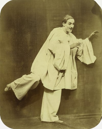 皮埃罗奔跑，1854-55。 作者 纳达尔