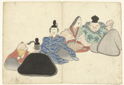 六位不朽的诗人
科林（系列名称）印刷画册
Korin gafu（系列名称） 作者 松田慎介（可能）