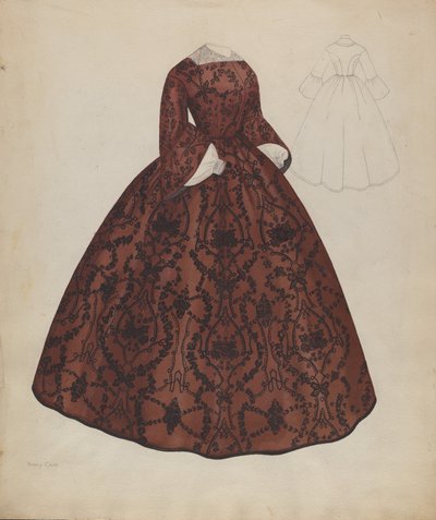礼服，约1938年。 作者 南希·克里米