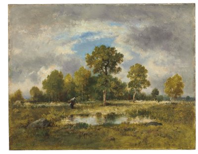 La Mare aux Viper，1873年 作者 Narcisse Virgile Diaz de laPeña