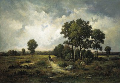 猎人，1871年 作者 Narcisse Virgile Diaz de laPeña