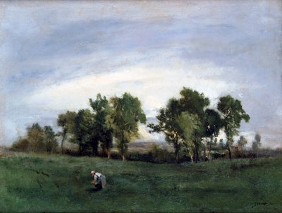 国家-地区字段中的女人，c1828-1876 作者 Narcisse Virgile Diaz de laPeña