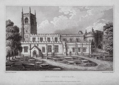 Skipton Church (engraving) 作者 纳撒尼尔（后）惠托克