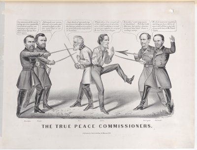 真正的和平专员，1865., 1865.创作者：纳撒尼尔-柯里尔，詹姆斯-梅里特-艾夫斯，柯里尔和艾夫斯。 作者 库里尔和艾夫斯