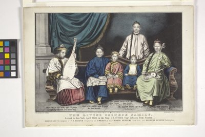 活生生的中国家庭（手绘石版画） 作者 纳撒尼尔·卡里尔（Nathaniel Currier）