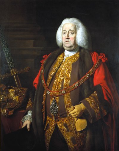 罗伯特-凯特爵士，1766年市长大人》，约1766年 作者 纳撒尼尔舞蹈荷兰