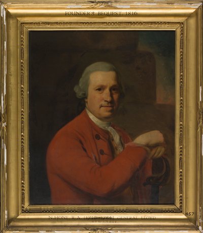 劳埃德将军，1773年 作者 Nathaniel Hone