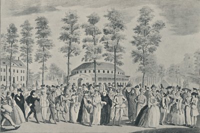 1920年1月4日，Ranelagh花园的禧年球，1749年 作者 纳撒尼尔·帕尔（Nathaniel Parr）