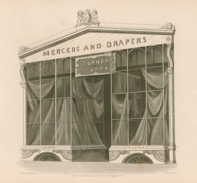 前往Messrs Turner和Clark，Mercers and Drapers，考文垂街，伦敦 作者 纳撒尼尔·惠特克